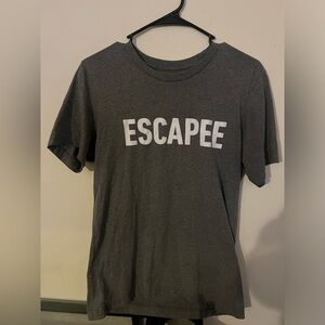 Grey escapee t shirt